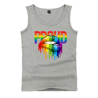 Fashion LGBT Love men tank top LGBT Flag fitness sleeveless shirt Lesbian Gay summer vest LGBT pride tank tops Men's clothing