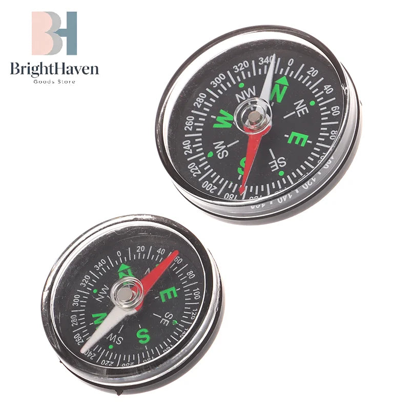 35/40MM Handheld Compass ABS Camping Pocket Compass Portable  Climbing Riding Children Gift Outdoor Survival Gear B.H