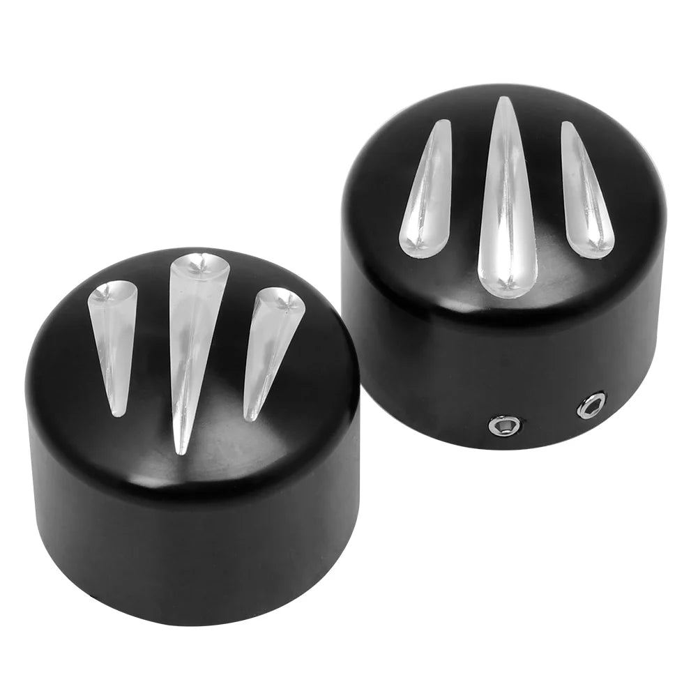 Motorcycle CNC Front Axle Nut Cover Cap Aluminum Black/Chrome For Harley Sportster XL XG Touring Dyna VRSC Softail Street Glide