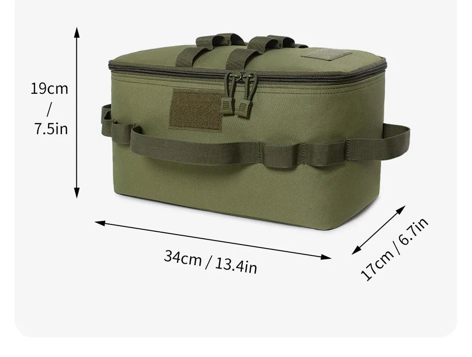 CAOX Outdoor Camping Picnic Bag Camping Supplies Tactical Gear Tent Camping Accessories Large Capacity Travel Bag Picnic Bag