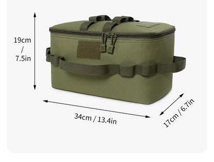 CAOX Outdoor Camping Picnic Bag Camping Supplies Tactical Gear Tent Camping Accessories Large Capacity Travel Bag Picnic Bag