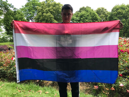 SKY FLAG 90x150cm Homosexual Philadelphia Philly LGBT Gay Pride Rainbow Flag Hanging Polyester Home Decoration