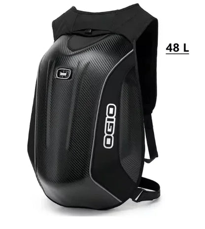 Ogio 30L-48L Waterproof Motorcycle Hard shell backpacks Moto Racing bags MX Motocross Carbon Fiber Full Face Helmet Bags