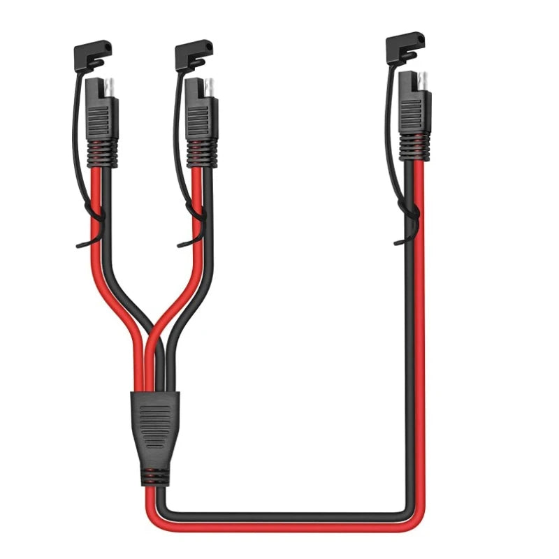 Extractme 14AWG SAE to SAE Extension Cable SAE Power Connector for Car RV Motorcycle Solar Panel SAE Plug Battery Charging Cable
