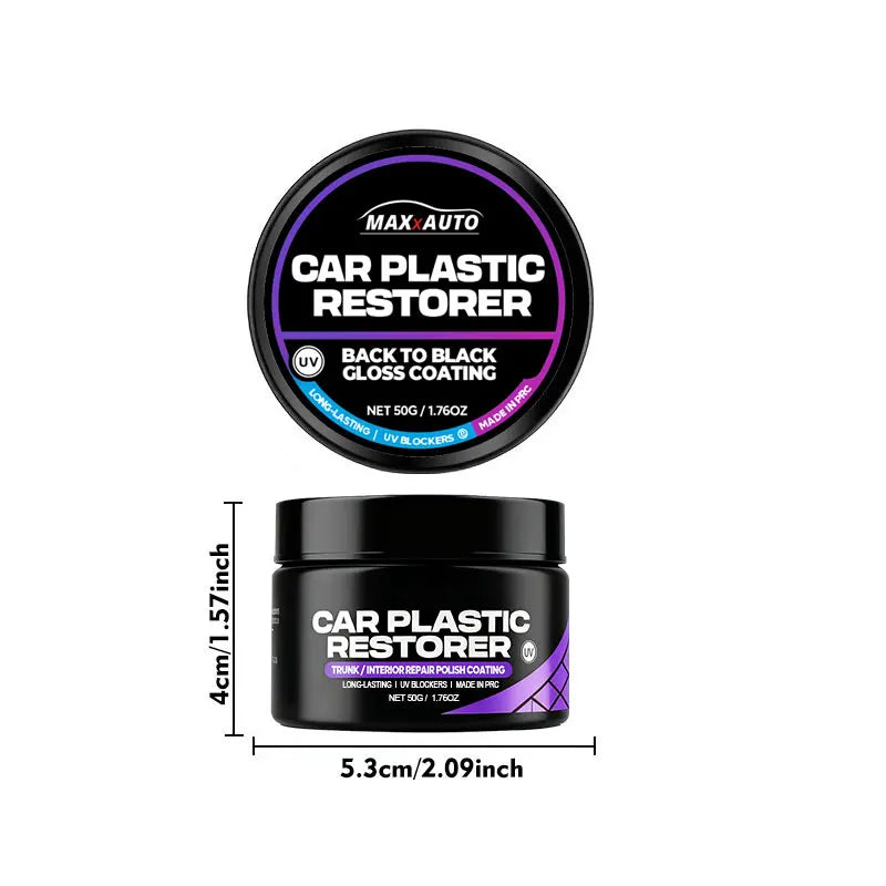 Auto Universal Leather and Plastic Repair Polishing Wax Car interior reconditioning cream for leather/plastic/rubber care