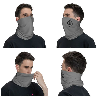 One Percenter 1% Bandana Neck Gaiter Printed Motorcycle Club Biker Mask Scarf Multifunctional Headwear Hiking for Men Women