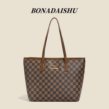 Retro vintage floral classic fashionable handbag with large capacity, elegant and easy to match underarm single shoulder bag