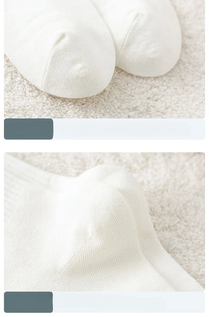 New 5 Pairs Cool Women White Cute Funny Socks Set Cartoon Lady Autumn Winter Female Girl Kawaii Sport Short Socks For Women