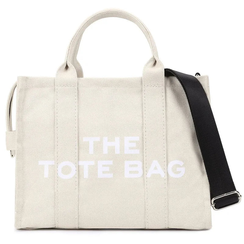 THE TOTE BAG Designer Fashion Handbag Shoulder Strap Crossbody Handbag Adjustable Large Capacity Canvas Women's Bag