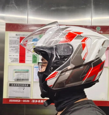 RSV DOT Motorcycle Helmet Double Visor 3/4 Half Helmets Scooter Casco Moto for Men Women Capacete Motorcycle Street Bike Gear