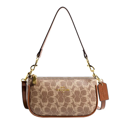 Classic Vintage Ladies Crossbody Handbag High-End Women's Underarm Shoulder Bag Elegant Designer Leather Messenger Bag For Women