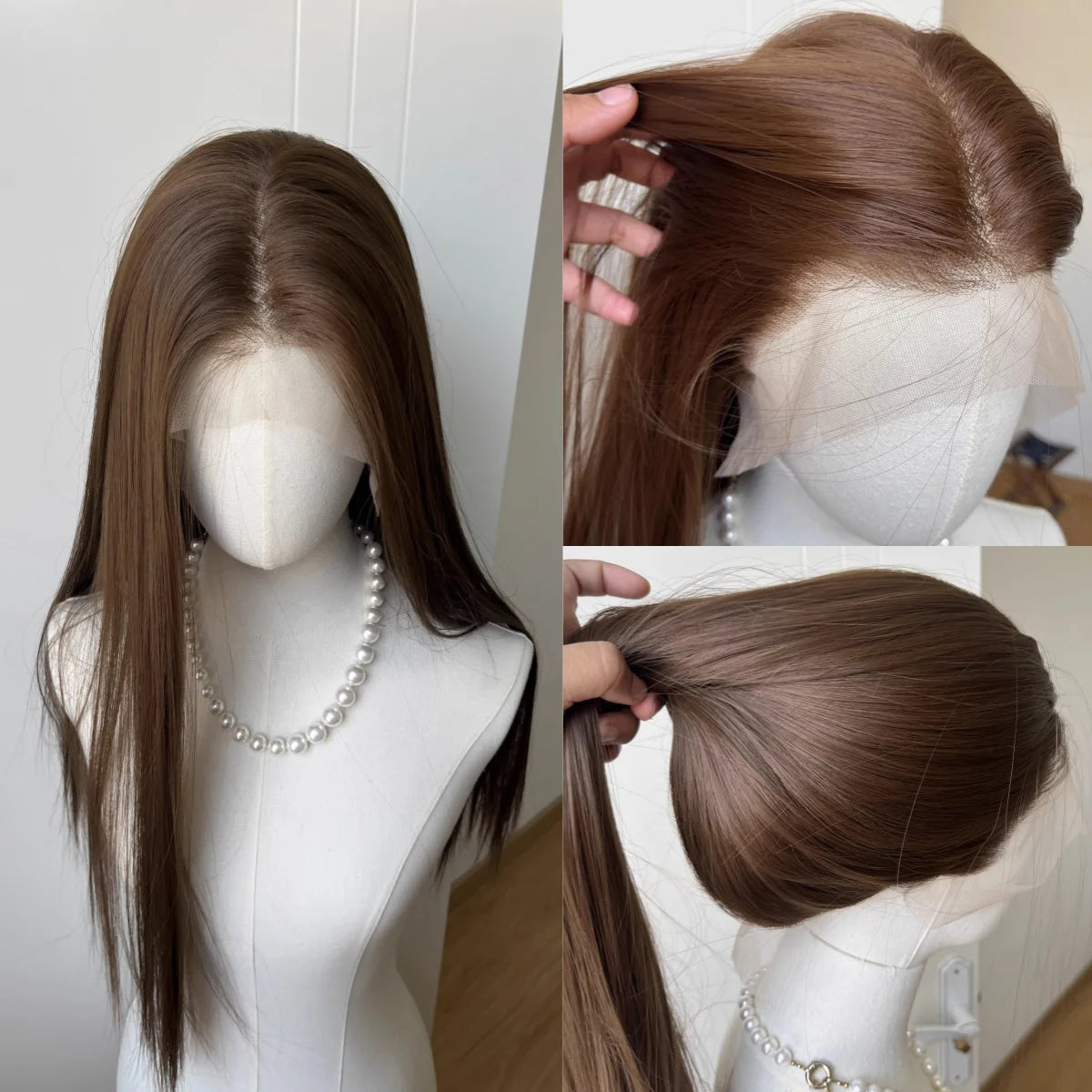 13*6 Lace Fron Wig Synthetic Lace Wigs Long Straight Hair Wig for Women Big Lace Frontal High Quality Fiber Hair Wig for Cosplay