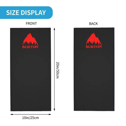 Burton Snowboard Sportive Bandana Neck Cover Printed Wrap Scarf Multifunction Balaclava Outdoor Sports For Men Women Adult