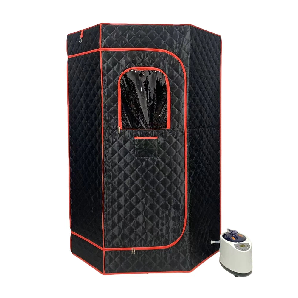 For Full Size Personal One Person Full Body Sauna Spa Deluxe Portable Steam Sauna Room for Home Relaxation
