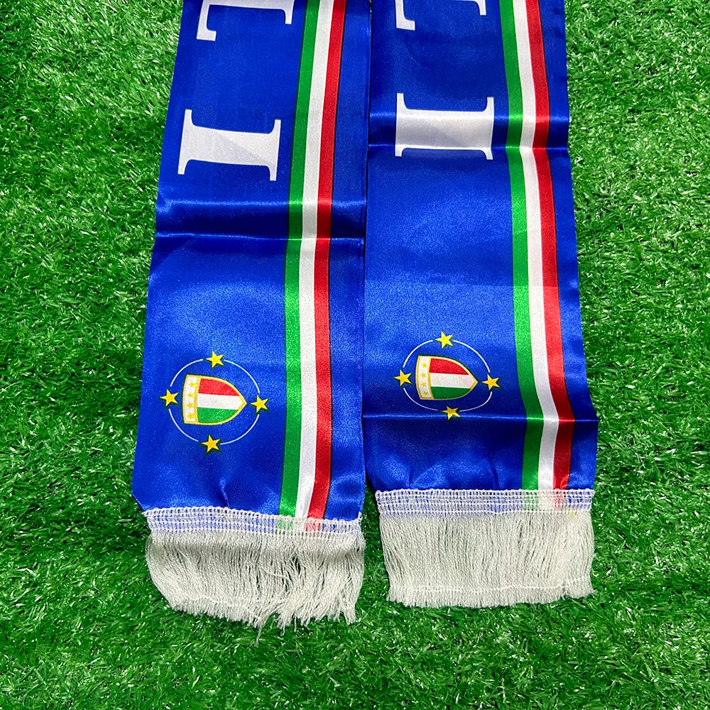SKY FLAG Italy scarf 13*140cm double printed Italia flag Stain Football Soccer Italy Italian National Flag Scarf  sport decora