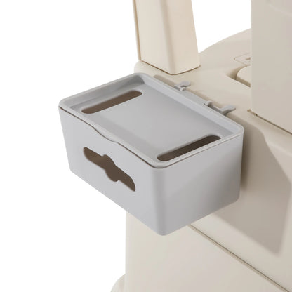 Toilet With Sensor Night Light,Bedside Commode  Bedside Toilet With Maximum Load 200kg, Portable Toilet