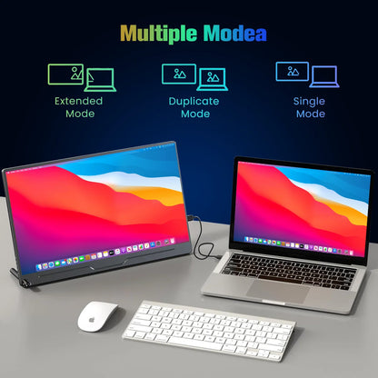 4K Gaming Monitor 15.6 inch Portable Monitor 3840x2160 60Hz Extended Screen Display for Xbox PS 4 5 Switch Office Work Phone