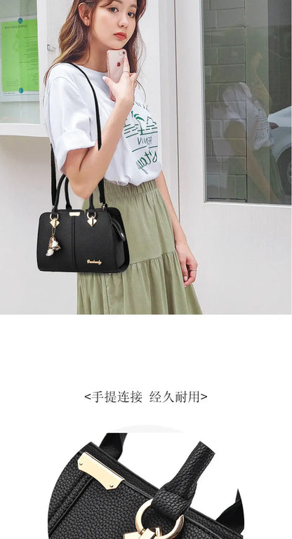 New Women's bag Female Shoulder bag Handbag for 2025  luxury designer handbag leather tote Female Handbags Fashion Cross bag