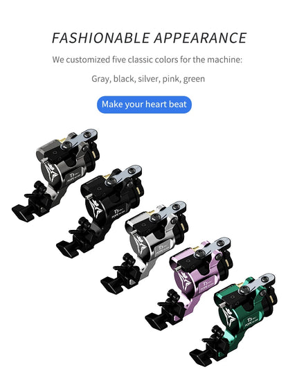 POPEIRONS Brand T3Pro Rotary Tattoo machine Adjustable Stroke 2225 Powerful Motor tattoo gun