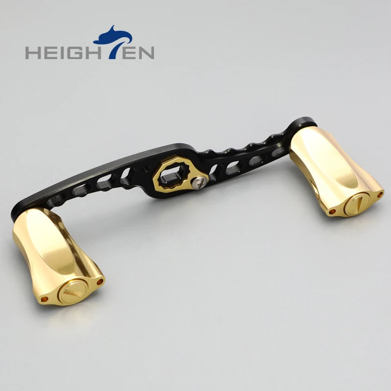 HEIGHTEN Baitcasting Reel Mod Kit Double Handle Center Distance 95mm +Diameter 21mm Knobs Lure Fishing Modification Accessories