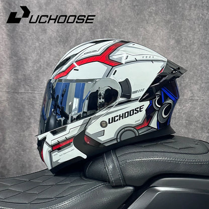 High Quality DOT Motorcycle Helmet Four Seasons Motocross Racing Modular Flip Up Casco Moto Men Women Off Road Helmet Unmasked