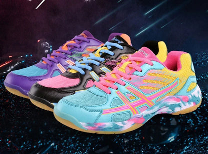 Women Sneakers Men Badminton Shoes Light Black Breathable Female Outdoor Sports Training Women Athletics Sports Pink