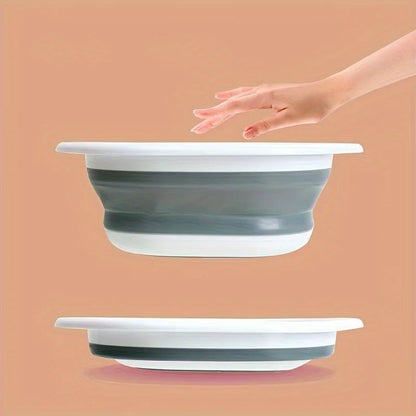 Folding Bowl Foot Bath Portable Wash Basin for Travel Silicone Folding Bowl Pedicure Tubs Foldable Basin Portable Foot Bath