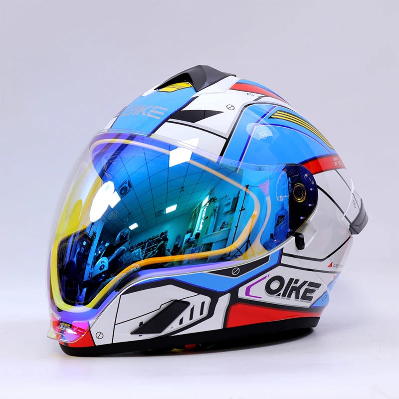 Unisex DOT Full Face Motorcycle Helmet for Downhill Racing Anti-Fog UV Protection Motorbike Riding Casco Capacete De Moto