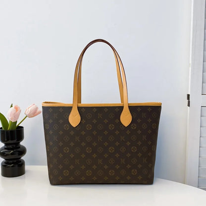 Luxury High Capacity Tote Bags for Women 2024 High Quality Soft Leather Shoulder Bag Designer Female Casual Shopping Handbag Sac