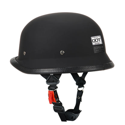 Motorcycle Helmet Half Face Helmet Capacete De Moto Retro Casco Moto German Vintage Moto Half Helmet Motorbike DOT Certification