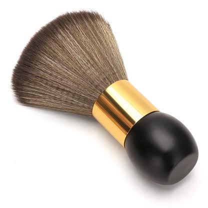 Professional Barber Duster Neck Face Brushes Hair Clean Soft Black Hairbrush Salon Cutting Hairdressing Styling Make Tools