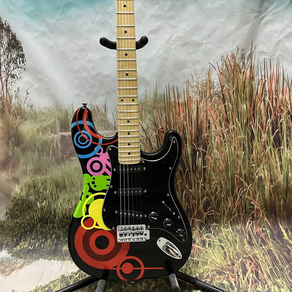 Vicers  Maple Fingerboard ST Electric Guitar 22frets 6-String Guitar Color Veneered Rock Guitar SSS Pickup Electric Guitar