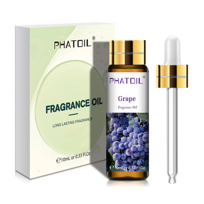 PHATOIL 1/3/9pcs 10ml Fruit Fragrance Oil Peach Strawberry Passion Fruit Cherry Mango Watermelon Apple Aroma Fragrance Oils