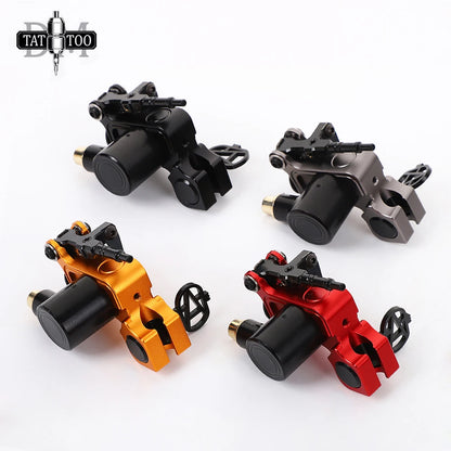 Professional Rotary Tattoo Machine 12V/14000Rpm Adjustable Stroke 2.5-5mm Coreless Powerful Motor V6 Shrapnel Tattoo Machine Gun