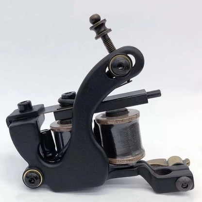 TRUE STAR Newest 10 Wrap Coils Hand-assembled Tattoo Machine Gun For Liner Shader Cast-iron Tattoo Machines