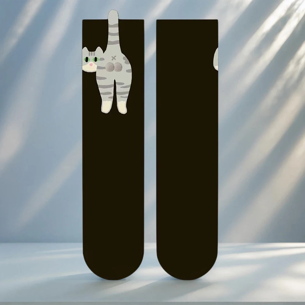 1/2/3Pair Cartoon Cute Cat Balls Cotton Socks Funny Cat Cotton Socks Breathable Soft Novelty Stocking Kawaii Gift Sock for Gifts