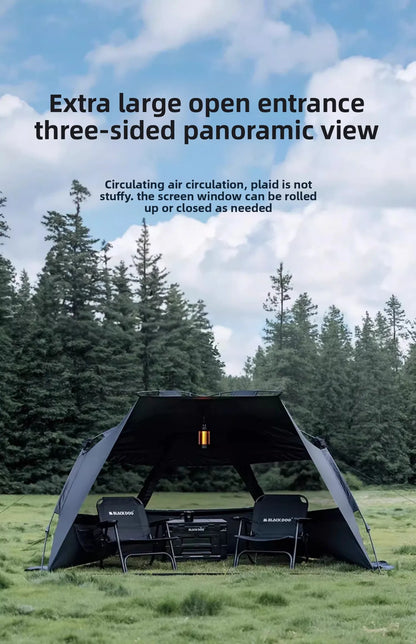 Naturehike BLACKDOG Camping Automatic Tent Waterproof Sun Shelter Beach for 2-3 People Outdoor Travel Picnic 150D Dome Tent New