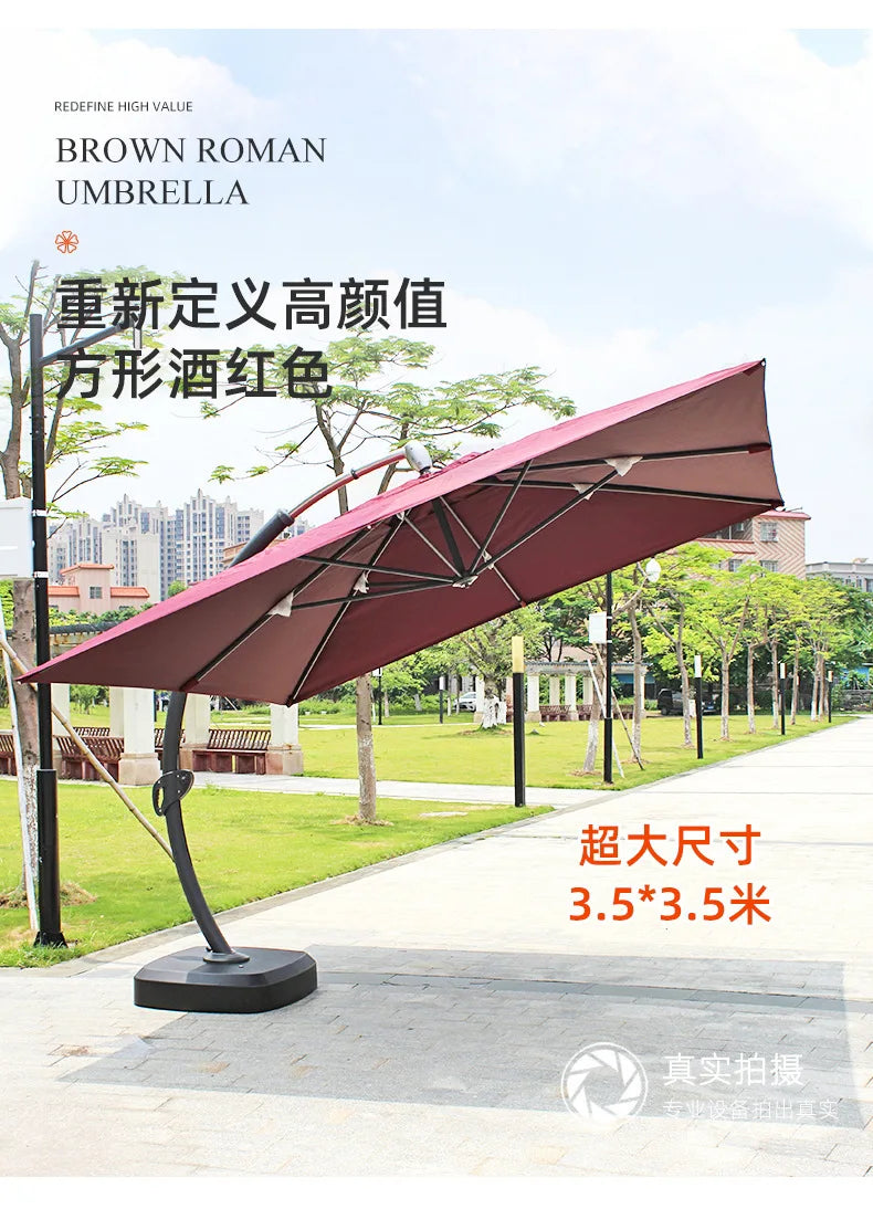 Outdoor Garden Parasol Garden Terrace Large Sun Umbrella