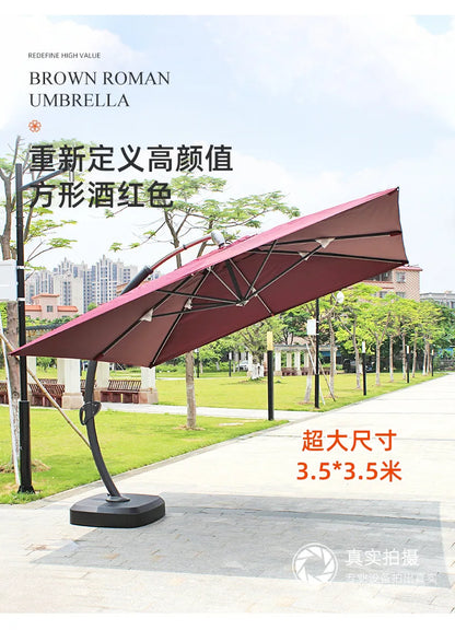 Outdoor Garden Parasol Garden Terrace Large Sun Umbrella