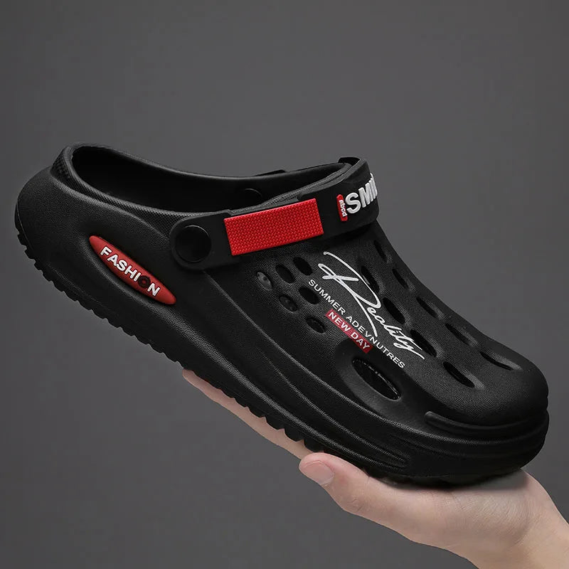 Men's Summer Sandals Non Slip Beach Slippers EVA Design Outdoor Slides Ultralight High Quality Sandals Fashion Garden Shoes