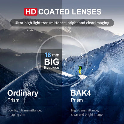 Camping Binoculars 60X60 Long Range 15000m HD High Power Telescope Tourism Binoculars Long Range Powerful Binoculars Hunting