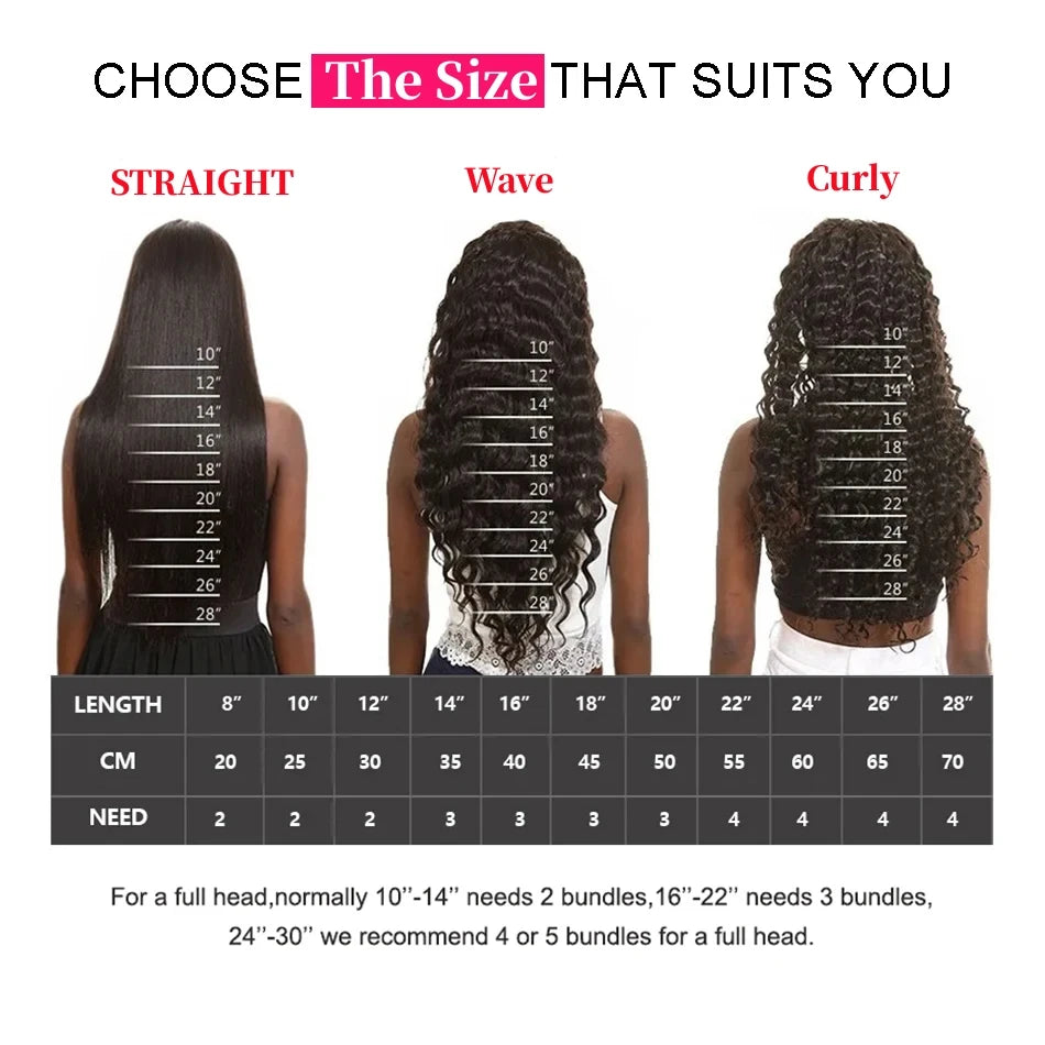 Water Wave Glueless Wigs Wear And Go 3 IN 1 Half Wigs Human Hair 200% Density Machine Made Clip-in Wigs With Drawstring Seamless