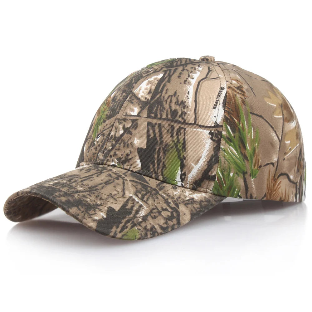 7 Colors Unisex Sports Summer Outdoor Sunscreen Hat Men Casual Cap Female Unisex Camouflage Hunting Fishing Hunting Baseball Cap