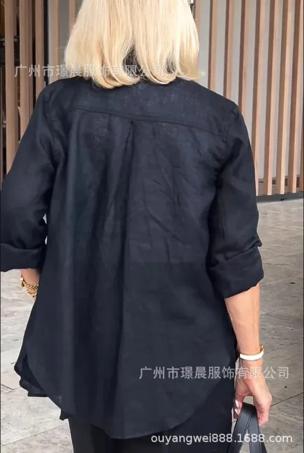 2026 Elegant 2-Piece Sets For Women Womens Cardigan Shirt Top Summer Solid Color Casual Shorts Two Piece New In Matching Sets