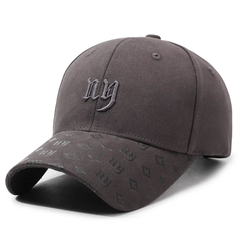 New Embroidered Letter Sports Baseball Hat Men Women Cotton Snapback Caps Outdoor Casual Sun Protection Dad Hats Tide