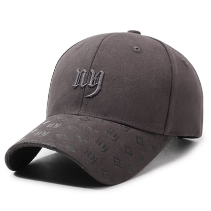 New Embroidered Letter Sports Baseball Hat Men Women Cotton Snapback Caps Outdoor Casual Sun Protection Dad Hats Tide