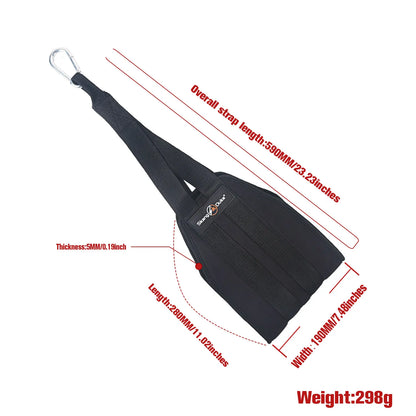 AB Sling Straps 1 Pair Padded Home Gym Exerciser Ab Slings For Hanging Leg Raises Fitness Workout Equipment Muscle Training Belt