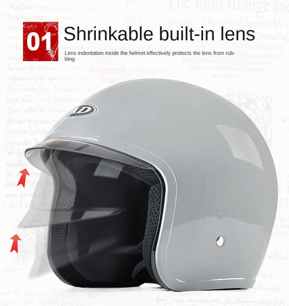 GB Certified Electric Vehicle Helmet for Men and Women All-season Universal Electric Vehicle Safety Helmet Motorcycles Winter