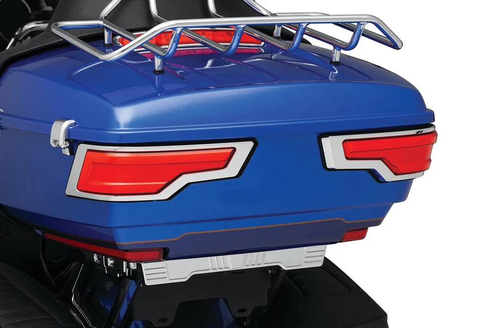 For Harley Touring Road Electra Glide Ultra Classic FLHTCU 2014+UP 2022 Motorcycle LED Tracer Tour-Pak Lights Chrome Rear Lights