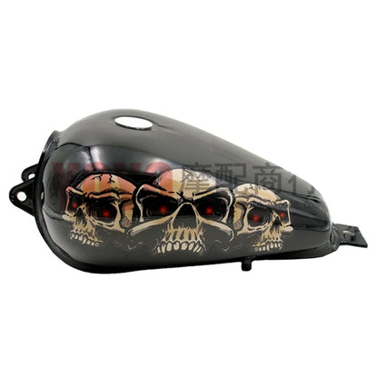 Motorcycle Outer Fairing Decals Red Eyes Skulls Decal Sticker For Electra Glide Street Glide Ultra Classic & Trike models 96-13